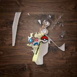 3D PVC Figure Keychain - Pokémon - Togepi With Pokeball Charm