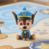 3D PVC Figure Keychain - PAW Patrol - Chase In Police Uniform