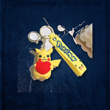 3D PVC Figure Keychain - Pokémon - Pikachu Holding A Red Heart