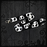 Lanyard - The Nightmare Before Christmas - Jack Skellington Faces Black