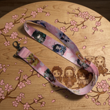 Lanyard - Demon Slayer - Chibi Characters Pink Sakura