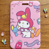 ID Card Badge Holder - Sanrio - My Melody And Friends With Camera