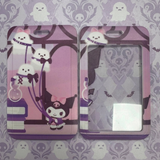 ID Card Badge Holder - Sanrio - Kuromi With Ghost Balloons