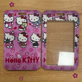 ID Card Badge Holder - Sanrio - Hello Kitty Poses On Pink Floral