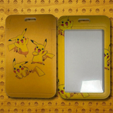 ID Card Badge Holder - Pokémon - Pikachu Happy Poses On Yellow