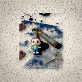 3D PVC Figure Keychain - Rick and Morty - Morty Smith Figure