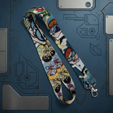 Lanyard - Dexter's Laboratory - Dexter And Dee Dee Blue Character Art