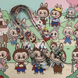 Lanyard - Labubu - The Monsters Costume Characters Pastel