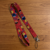 Lanyard - Sesame Street - Characters Logo Red