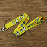 Lanyard - Peanuts - Snoopy Woodstock Yellow Text Lanyard