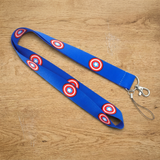 Lanyard - Captain America - Shield Blue Lanyard