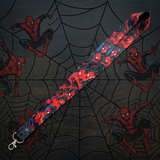 Lanyard - Marvel - Spider-Man Red Suit Action Poses Black Web