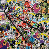 Lanyard - The Powerpuff Girls - Powerpuff Girls & Villains Sticker Bomb Collage Multicolor