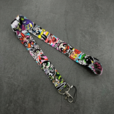 Lanyard - The Powerpuff Girls - Powerpuff Girls & Villains Sticker Bomb Collage Multicolor