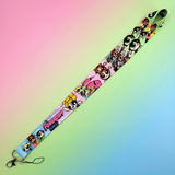 Lanyard - Powerpuff Girls - Character Gradient Pink Green Blue