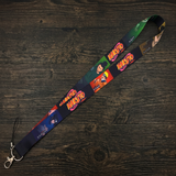 Lanyard - Naruto - Logo Character Portraits Black Lanyard