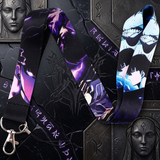 Lanyard - Solo Leveling - Sung Jinwoo Shadow Monarch and God Statue