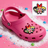 Crocs Charm - The Powerpuff Girls - Blossom Bubbles And Buttercup Together