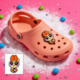 Crocs Charm - The Powerpuff Girls - Blossom In Orange Dress