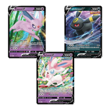 3D Lenticular Sticker - Pokémon - Eeveelutions V Espeon Umbreon Sylveon TCG Card Art