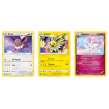3D Lenticular Sticker - Pokémon - Eevee & Jolteon TCG Card Art