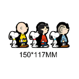 3D Lenticular Sticker - Peanuts - Charlie Brown, Lucy and Linus