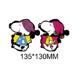3D Lenticular Sticker - Peanuts - Snoopy