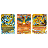 3D Lenticular Sticker - Pokémon - Mega Charizard X & Y TCG Card Art