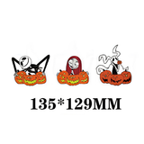 3D Lenticular Sticker - The Nightmare Before Christmas - Jack, Sally & Zero