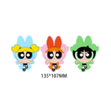 3D Lenticular Sticker - Powerpuff Girls - Bubbles, Blossom & Buttercup