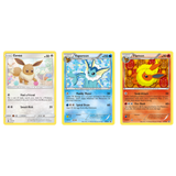 3D Lenticular Sticker - Pokémon - Eevee Vaporeon Flareon TCG Card Art