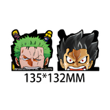3D Lenticular Sticker - One Piece - Zoro and Luffy