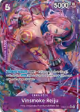 Card Keychain - One Piece - Vinsmoke Reiju Character Foil, Alt Art FB01-037