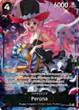 Card Keychain - One Piece - Perona Character Foil OP03-044