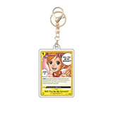 Card Keychain - One Piece - Nami Event Foil, Manga Art OP05-081