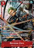 Card Keychain - One Piece - Roronoa Zoro Character Alt Art OP01-025
