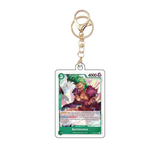 Card Keychain - One Piece - Bartolomeo Character foil, Super Rare OP01-028
