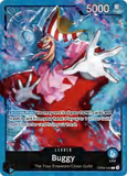 Card Keychain - One Piece - Buggy Leader Foil OP06-022