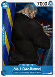 Card Keychain - One Piece - Mr.1 (Daz.Bonez) Character Basic OP05-083