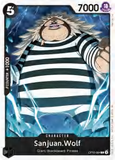 Card Keychain - One Piece - Sanjuan.Wolf Character Foil OP03-094