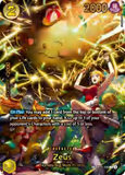 Card Keychain - One Piece - Zeus Character ST01-007