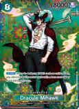 Card Keychain - One Piece - Dracule Mihawk Character Foil, Alt Art ST07-006