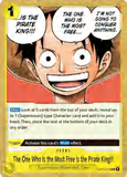 Card Keychain - One Piece - Monkey D. Luffy Event Secret Rare, Manga Art, Foil OP05-119