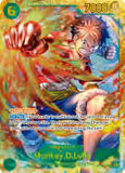 Card Keychain - One Piece - Monkey.D.Luffy Character Foil, Alt Art OP05-060