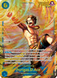 Card Keychain - One Piece - Portgas D. Ace Character Parallel/Alt Art, Foil OP02-013