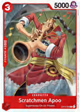 Card Keychain - One Piece - Scratchmen Apoo Character OP01-096