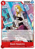 Card Keychain - One Piece - Basil Hawkins Character OP01-018