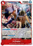 Card Keychain - One Piece - X.Drake Character OP01-117