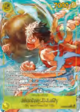 Card Keychain - One Piece - Monkey.D.Luffy Parallel/Alt Art Manga Art OP05-069