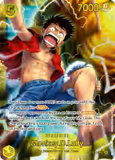 Card Keychain - One Piece - Monkey.D.Luffy Character Secret Rare OP05-060